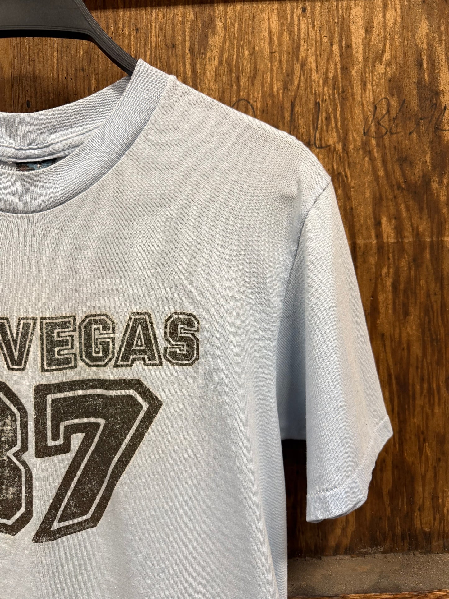 Vintage light blue Las Vegas shirt