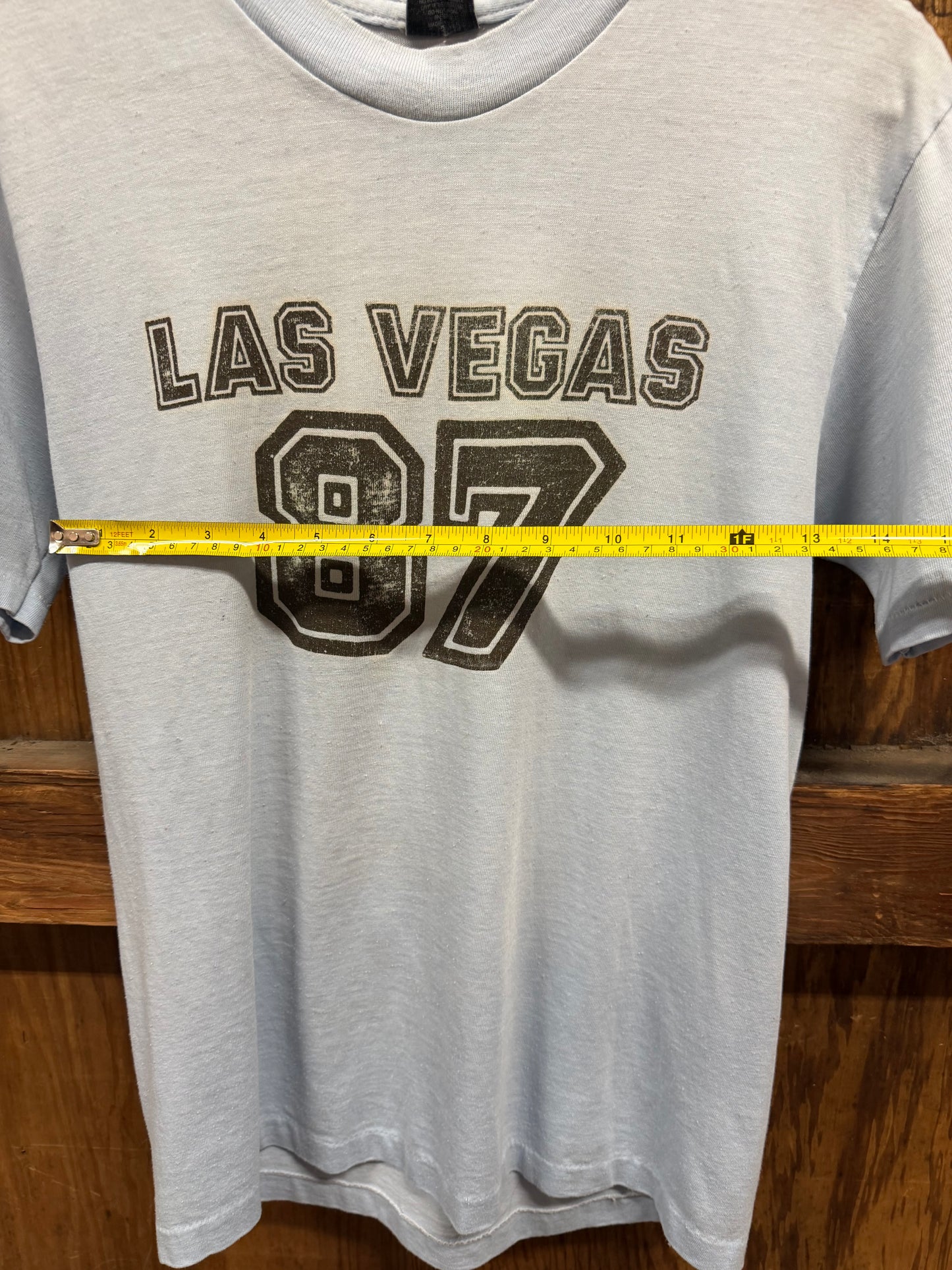 Vintage light blue Las Vegas shirt