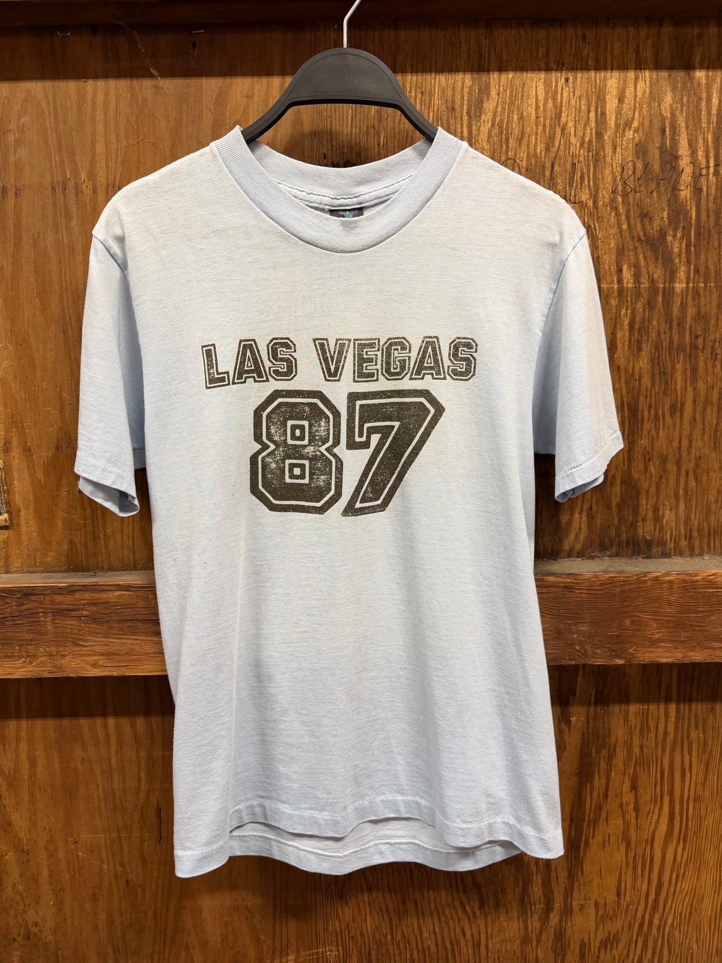 Vintage light blue Las Vegas shirt