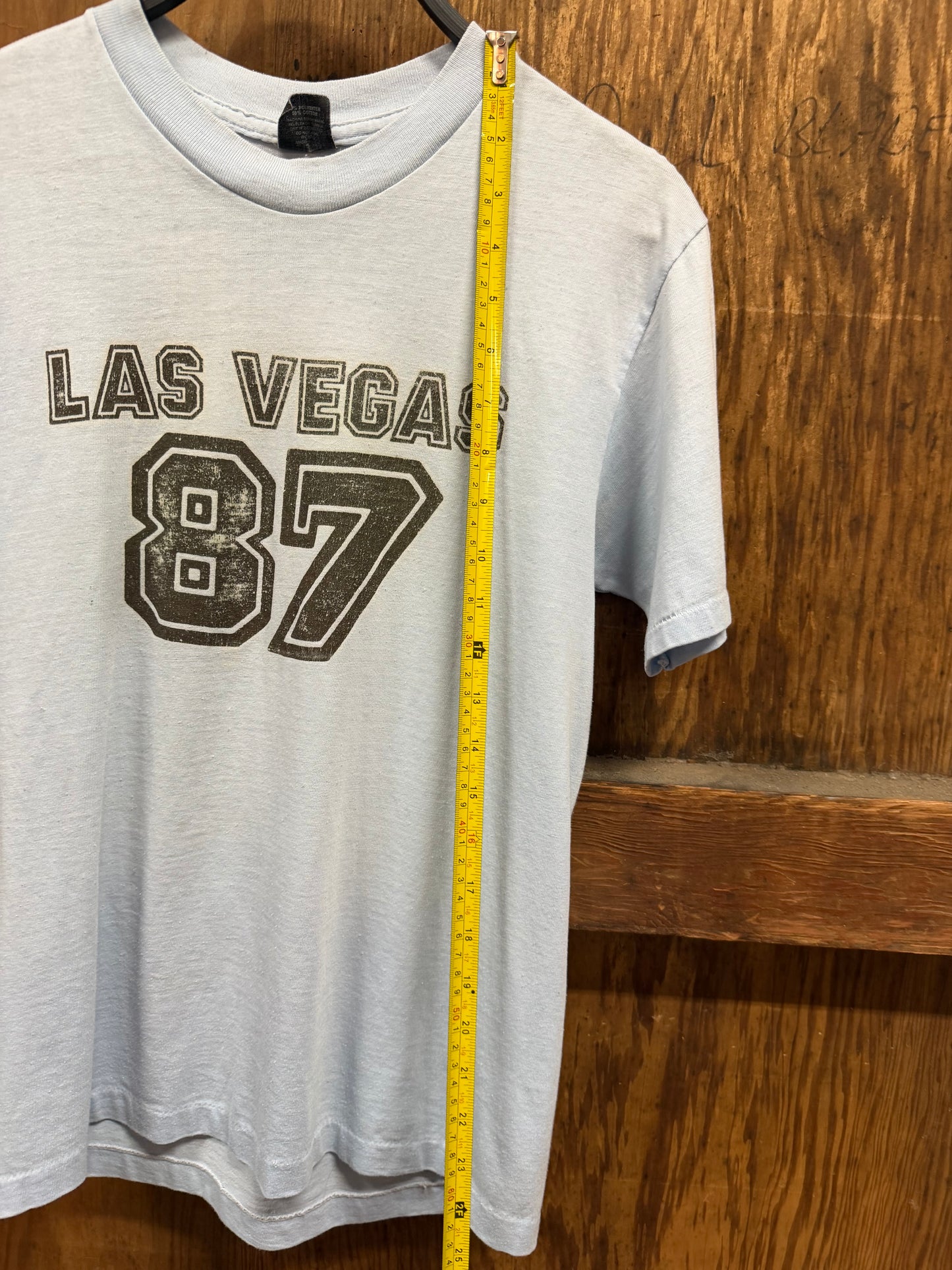 Vintage light blue Las Vegas shirt